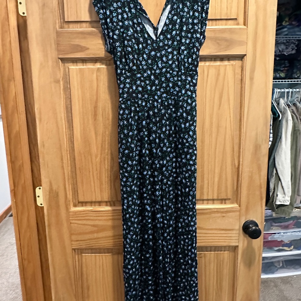 Floral Sleeveless Jumpsuit
